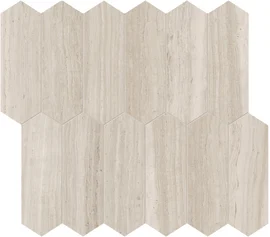 Strada Mist 2×6 Picket Mosaic Honed