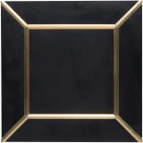 Ellington Ebony & Brass 12×12 Empire Decorative Tile Honed