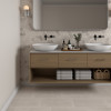 Primstone Buff 12x24 and Hexagon Mosaic