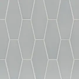 6th Avenue Pale Sky 2×6 Long Hexagon Mosaic Glossy 6th Avenue Pale Sky 2×6 Long Hexagon Mosaic Glossy