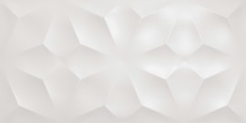 3D Wall White Diamond 16×32 Matte
