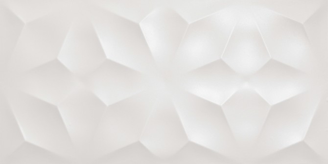 3D Wall White Diamond 16×32 Matte