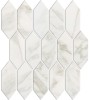 Ami White 2×5 Picket Mosaic Satin
