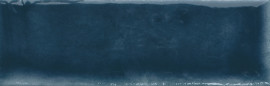 Deep blue glossy 2x5 ceramic tiles ideal for bathroom showers and kitchen backsplashes