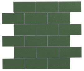 Retroactive 2.0 Racing Green 2×4 Mosaic Matte