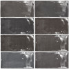 Fez Graphite 2×5 Field Tile Glossy