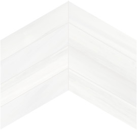 Cosmo Lumino 2×8-1/2 Chevron Mosaic Honed