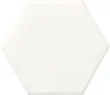 Playscapes Meringue 4″ Hexagon Wall Tile Glossy