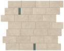 Boost Pro Cream With Blue 1×3 Minibrick Mosaic Wall Tile
