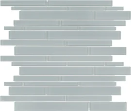 Bliss Element Glass Cloud 12×12 Random Strip Mosaic Bliss Element Glass Cloud 12×12 Random Strip Mosaic