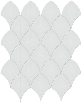 Nantucket Silver 11×13 Scallop Mosaic Glossy Nantucket Silver 11×13 Scallop Mosaic Glossy