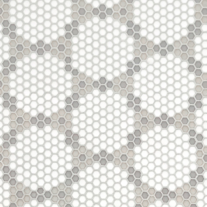 Nano Beiges 12×14 Ring Mosaic
