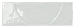 Hammer Salt 2×6 Decorative Tile Glossy