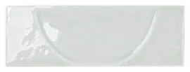 Hammer Salt 2×6 Decorative Tile Glossy