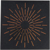 Ellington Ebony & Copper 6×6 Pierre Decorative Tile Honed