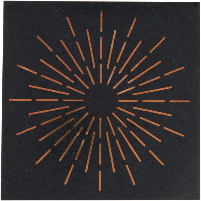 Ellington Ebony & Copper 6×6 Pierre Decorative Tile Honed