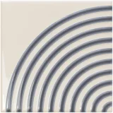 Twister Vapor & Titanium Blue 5×5 Twist Decorative Tile