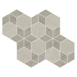 Cove Fog + Pebble 12×12 Orchid Mosaic