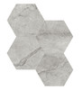 La Marca Paradiso Argento 6″ Hexagon Polished