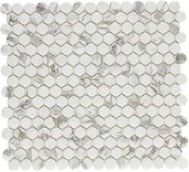 Leaside Luster 11×12 Penny Round Mosaic