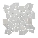 Mosaic Series White Marble 18×18 Large Random Mosaic Tumbled Mosaic Series White Marble 18×18 Large Random Mosaic Tumbled