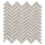 Fletcher Gray 12×12 Herringbone Mosaic