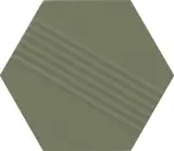 Rhyme and Reason Artichoke 4×5 Hexagon Ripple Mix Field Tile