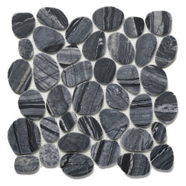 Pebble Tempest 12×12 Spindrift Mosaic Honed