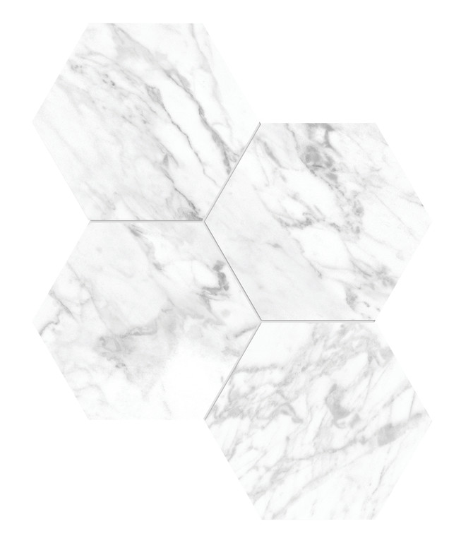 La Marca Statuarietto 6″ Hexagon Mosaic Honed