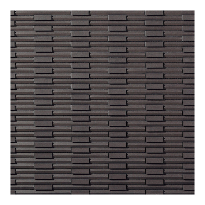 Rhythmic II Black 12×12 Mosaic