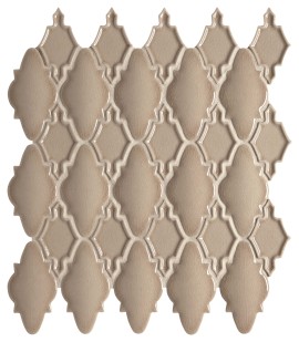 Coco Brown 14×12 Moroccan Mosaic Glossy