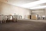 Industrial Ivory 47x95, Ivory and Taupe Decoro a+b, and Moka 47x95