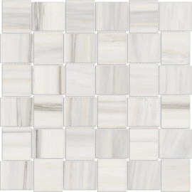 Caspar Zebrino 2×2 Basketweave Mosaic Matte