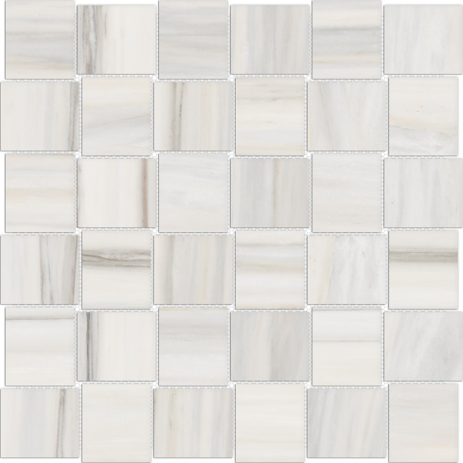Caspar Zebrino 2×2 Basketweave Mosaic Matte