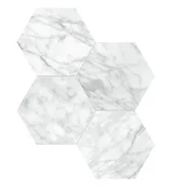 La Marca Carrara Gioia 6″ Hexagon Polished
