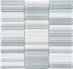 Bliss Element Glass Shades Of Grey Blend 12×11 Blend Stacked Mosaic