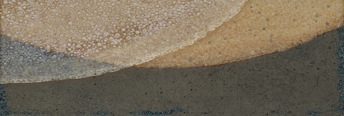 Pottery Graphite 2×6 Cosmic Field Tile Matte