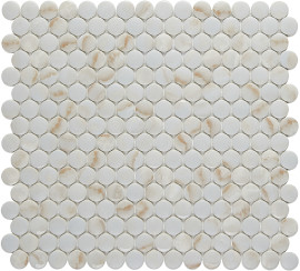 Leaside Glow 11×12 Penny Round Mosaic