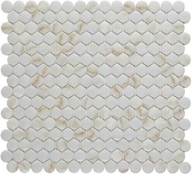 Leaside Glow 11×12 Penny Round Mosaic