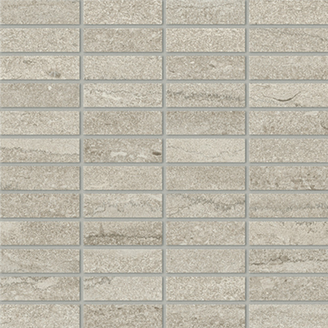Miller Vein-Cut Greige 1×3 Mosaic