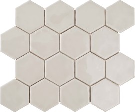 Artistic Reflections Mist 3″ Hexagon Mosaic Glossy