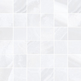 Nolita Bianco 2×2 Square Mosaic Satin Rectified