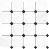 Concert White 12×12 Octagon Mosaic Matte