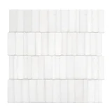 Olynthos Ready to Ship Thassos Prinos 12×12 Cobble Mosaic Tumbled Olynthos Ready to Ship Thassos Prinos 12×12 Cobble Mosaic Tumbled