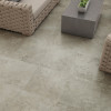 Stone Fiction Travertine Silver 24x24