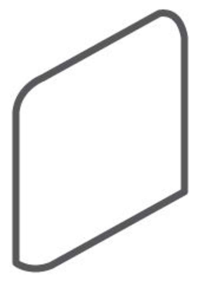 Color Story Matte Black 3×3 Surface Bullnose Corner