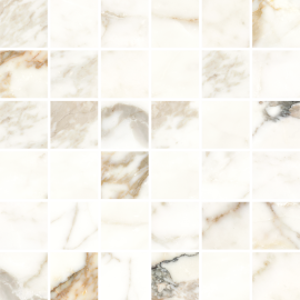 Luce Oro 2×2 Mosaic Satin Rectified Luce Oro 2×2 Mosaic Satin Rectified