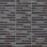 Yohen Border Dark Green Mix 1/2×4 Mosaic