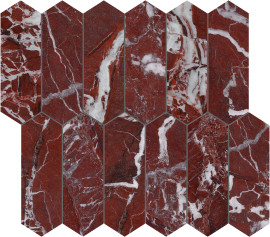 Tuscano Rosso 2×6 Picket Mosaic Polisped Tuscano Rosso 2×6 Picket Mosaic Polisped