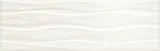 Visual Impressions White 8×24 Multi Wave Decorative Tile Matte Rectified